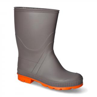 Kalosze Realpaks SP-2/2 Szare/Pomarańczowe