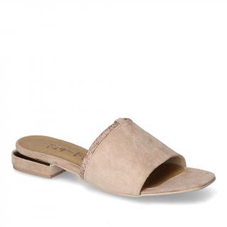 Klapki For-But 082/P Taupe zamsz