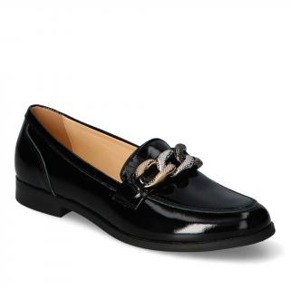 Mokasyny Arka BI6586/1974 Czarne lakier