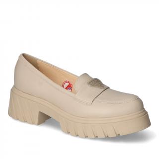 Mokasyny Arka BI6677/2301 Beżowe lico