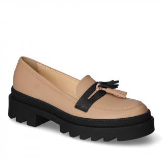 Mokasyny Arka BI6720/2462+2241 Beż lico