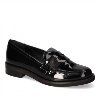 Mokasyny CheBello 2390-036 Czarne lakier