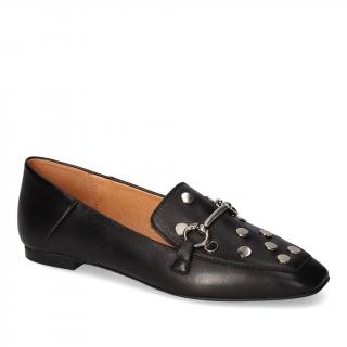 Mokasyny CheBello 2655-160 Czarne lico