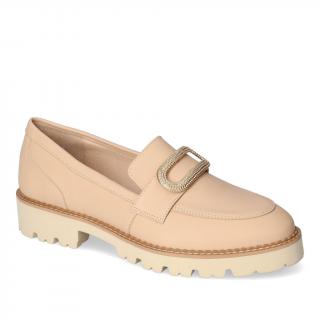 Mokasyny Chebello 2720-394 Beżowe lico