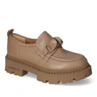 Mokasyny Chebello 4230-472 Taupe lico