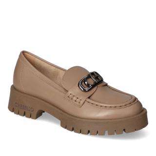 Mokasyny CheBello 4269-476 Szare lico