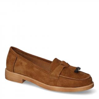 Mokasyny Potocki 24-12369CA Camel zamsz