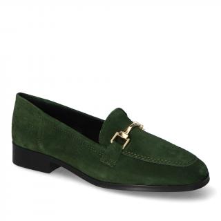 Mokasyny Tamaris 1-24213-43/700 Zielone zamsz