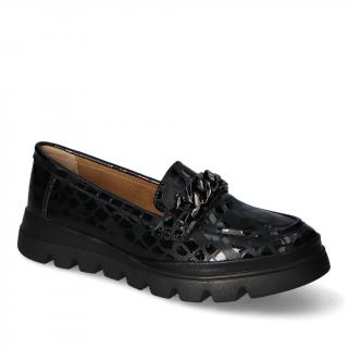 Półbuty Filippo DP6467/24BK Czarne lico