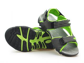 Sandały Erino B021 Szary/Zielony