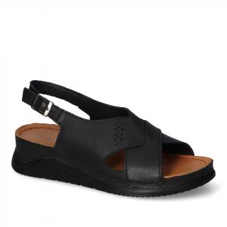 Sandały Modo 1050-101 Czarne lico