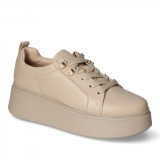 Sneakersy Carinii B9512-R31 Beżowe lico