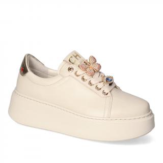 Sneakersy Chebello 4292-157-053 Beżowe lico