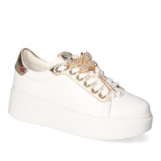 Sneakersy Chebello 4405-059-074 Biały/Złoty