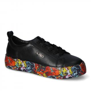 Sneakersy Filippo DP6048/24BK MLT Czarne+multi