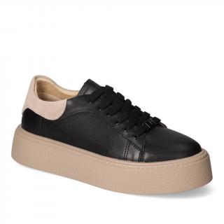 Sneakersy Filippo DP6119/24BK BE Czarne/Beżowe