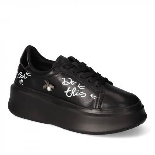 Sneakersy Filippo DP6300/24BK Czarne lico