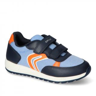 Sneakersy Geox J459EC/01454/C0573 Niebieskie/Pomarańczowe