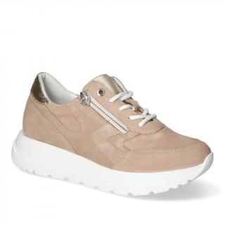 Sneakersy Kampa N819/718/683 Beżowe zamsz