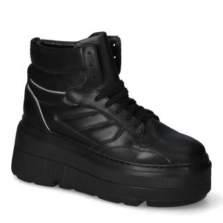 Sneakersy Lewski 3392/X Czarne lico