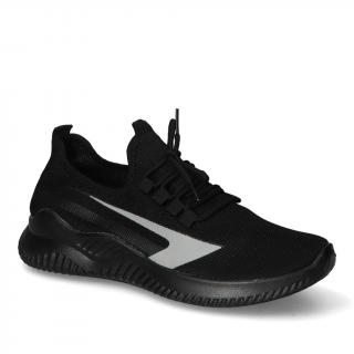 Sneakersy męskie A5036-1A Czarne/Szare