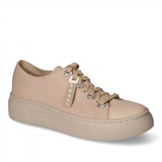 Sneakersy Nessi 23417 Beż 122 lico