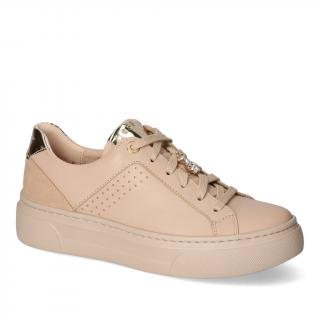 Sneakersy Nessi 24585OZ Beż 122 lico+zamsz