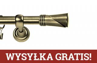 Karnisze Metalowe Rzymskie pojedynczy 25mm Loca antyk mosiądz