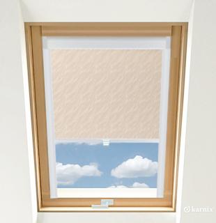 Roleta do okien dachowych PREMIUM AQUA - Pearl / Biały