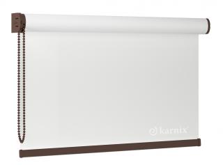 Roleta wolnowisząca termoizolacyjna thermo silver - White Silver / Brązowy
