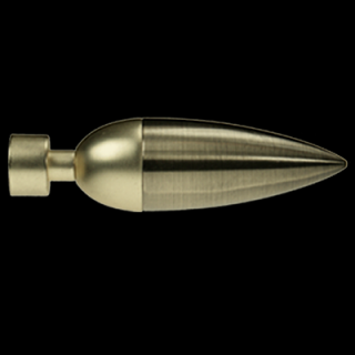Zakończenia KAZUR 16mm antyk mosiądz - 2szt.