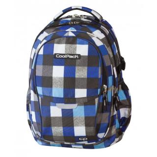 Plecak młodzieżowy CoolPack CP - 4  przegrody FACTOR BLUE SQUARED 446