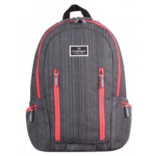 Plecak młodzieżowy CoolPack CP grafitowy  jeans IMPACT GREY RAW 708