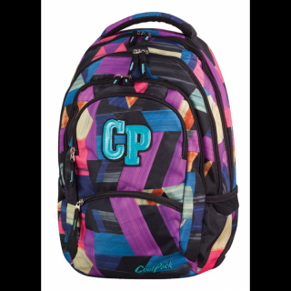 Plecak młodzieżowy CoolPack CP kolorowe łatki - 5 przegród COLLEGE COLOR STROKES 672