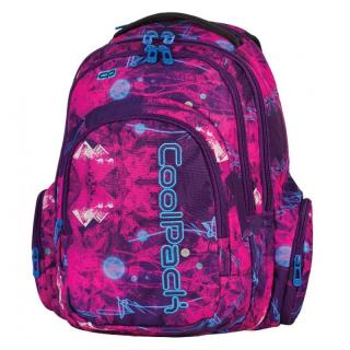 Plecak młodzieżowy CoolPack CP różowo-fioletowy deseń SPARK PURPLE DESERT 537