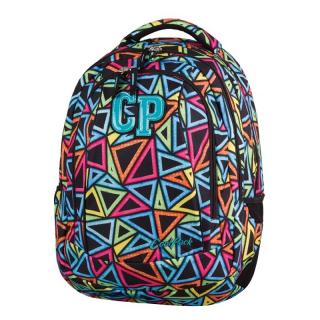 Plecak młodzieżowy CoolPack CP w kolorowe trójkąty - 2w1 COMBO COLOR TRIANGLES 653