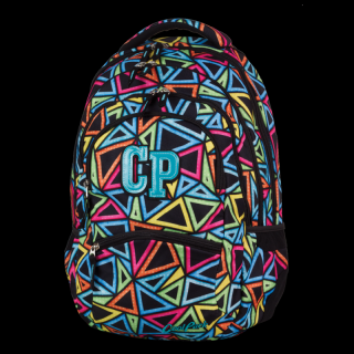 Plecak młodzieżowy CoolPack CP w kolorowe trójkąty - 5 przegród COLLEGE COLOR TRIANGLES 651