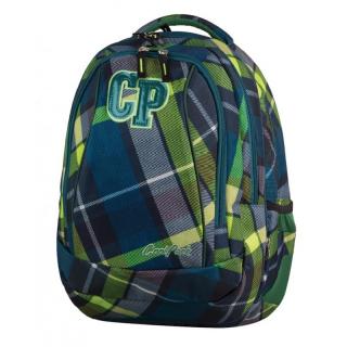 Plecak młodzieżowy CoolPack CP zielony w kratkę - 2w1 COMBO VERDURE 625