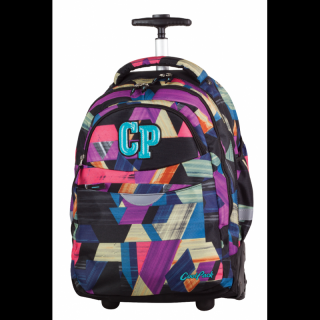 Plecak na kółkach CoolPack CP kolorowe łatki RAPID COLOR STROKES 673