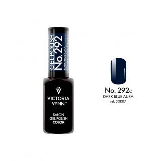 Lakier hybrydowy GEL POLISH COLOR VICTORIA VYNN 292 Dark Blue Aura 8 ml CITY BREEZE