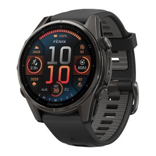 Zegarek Garmin Fenix 8 43 mm AMOLED Sapphire Titanium Carbon Grey DLC Black  • RATY 0% • DOSTAWA GRATIS (paczkomat lub kurier UPS)