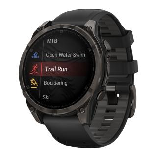 Zegarek Garmin Fenix 8 47 mm AMOLED Sapphire Titanium Carbon Grey DLC Black  • RATY 0% • DOSTAWA GRATIS (paczkomat lub kurier UPS)