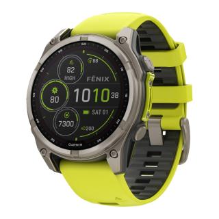 Zegarek Garmin Fenix 8 47 mm Solar Sapphire Titanium Amp Yellow/Graphite  • RATY 0% • DOSTAWA GRATIS (paczkomat lub kurier UPS)