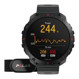 Zegarek Polar Grit X2 Pro Night Black + H10 - S-L  • RATY 0% • DOSTAWA GRATIS (paczkomat lub kurier UPS) • PREZENT OD FIRMY