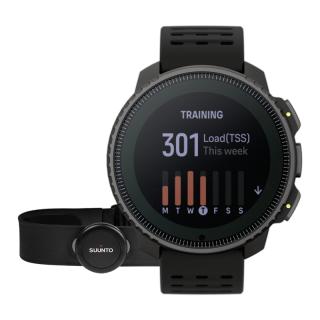 Zegarek Suunto Vertical Solar All Black + HR Belt  • RATY 0% • DOSTAWA GRATIS (paczkomat lub kurier UPS) • PREZENT OD FIRMY