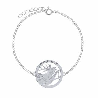 Bransoletka Srebrna Darz Bór GRAWER GRATIS - MEJK Jewellery