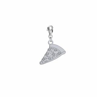 Charms Srebrny Pizza Slice