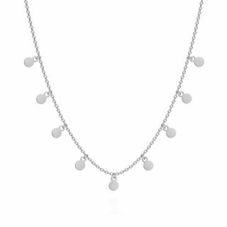 Choker z Blaszkami Naszyjnik Srebrny 925