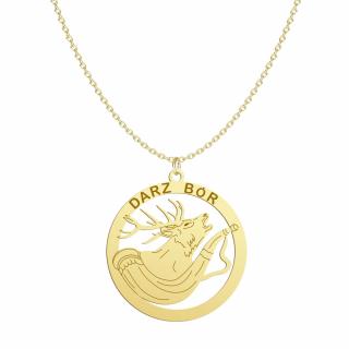 Naszyjnik Pozłacany Darz Bór GRAWER GRATIS - MEJK Jewellery