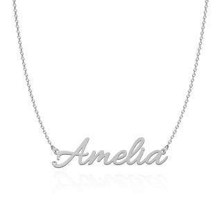 Naszyjnik z imieniem Amelia Srebro 925